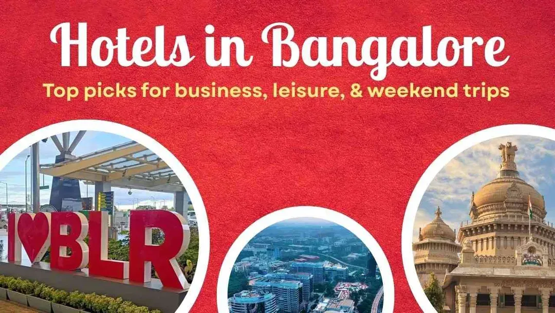 hotels in bangalore for business, leisure, and weekend trips