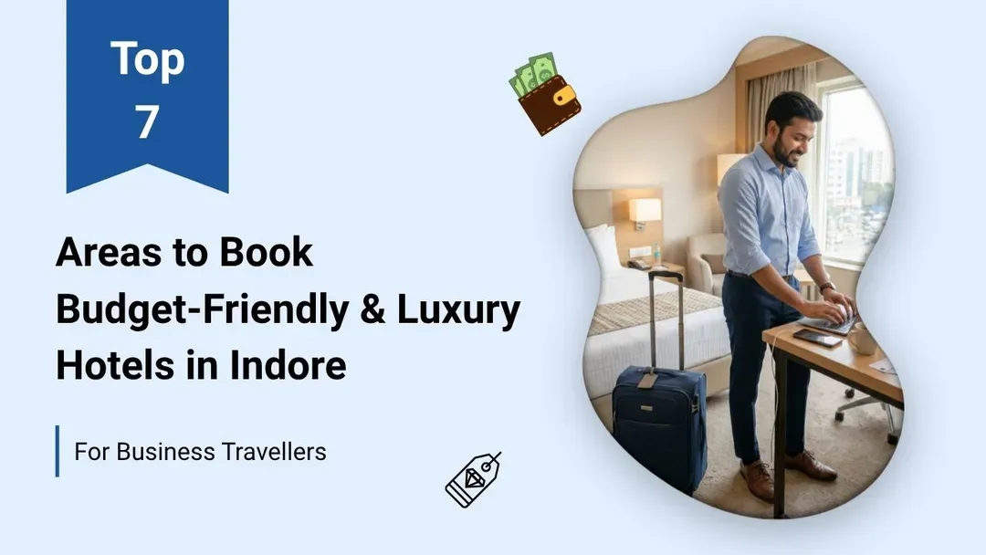 best areas to book work-friendly hotels in indore.