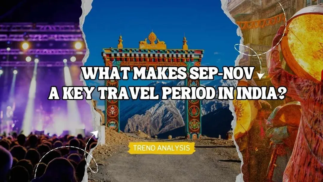 analysis on why sep-nov months are peak hotel booking period in india.