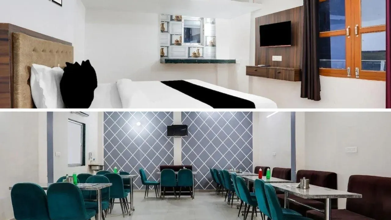 Cosy room and an in-house restaurant offered by the hotel Asian Highway, Maharjpur, Kanpur.