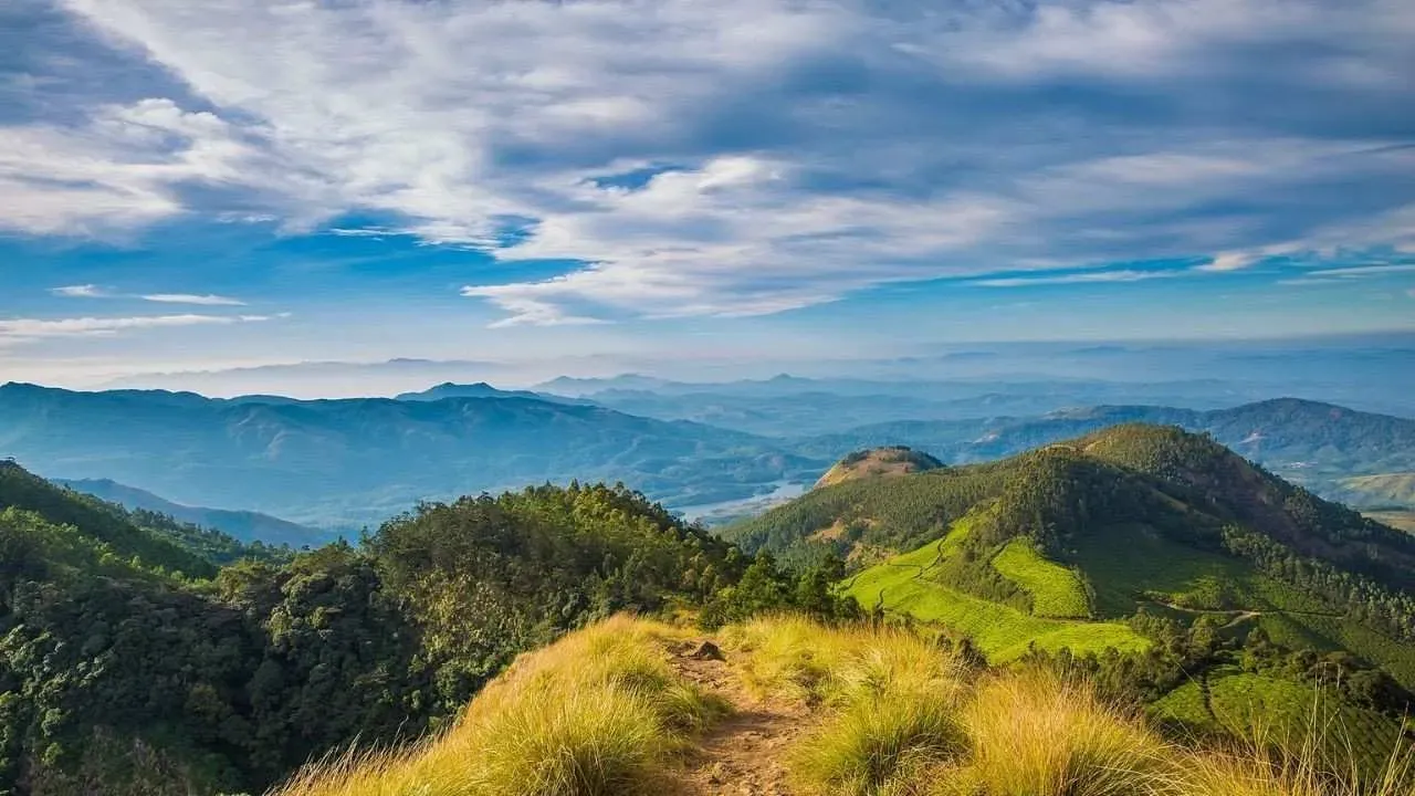 Amazing view from the Kolukkumalai peak.