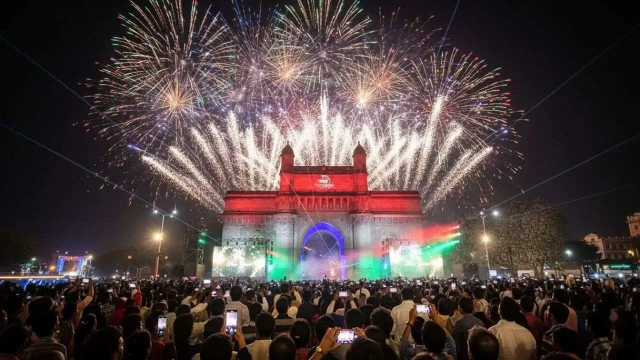 New Year celebrations at Mumbai