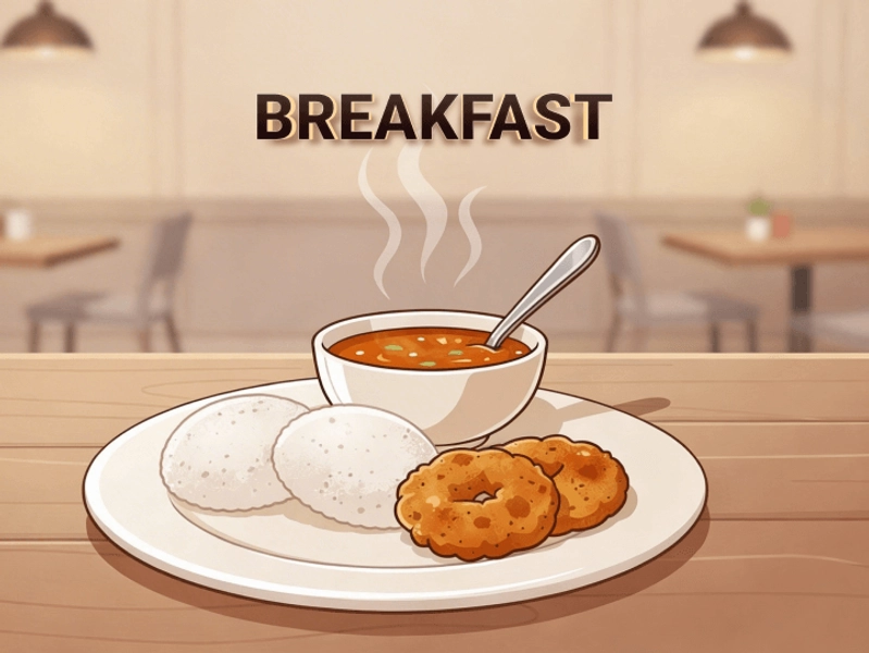 Scrambled Egg With Toast & Butter