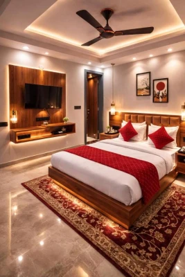 hotel with gym in taj nagari, agra - hotel atlantiis suites by signature stayz
