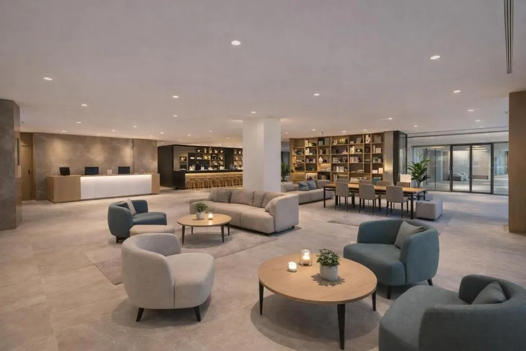 hotel near agra airport - hotel atlantiis suites by signature stayz