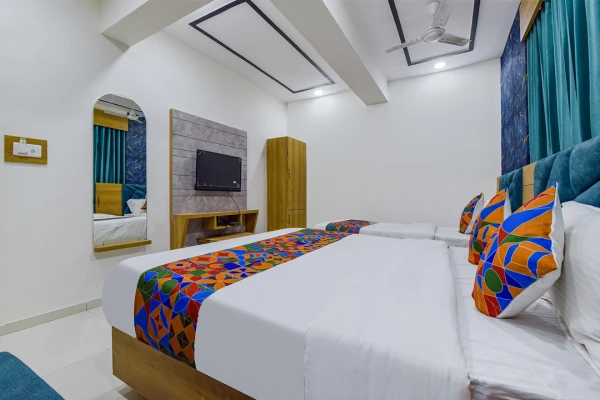 hotel with gym in motera, ahmedabad - hotel green tree