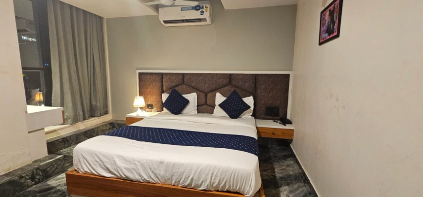 hotel with party hall in bopal, ahmedabad - hotel hr gold