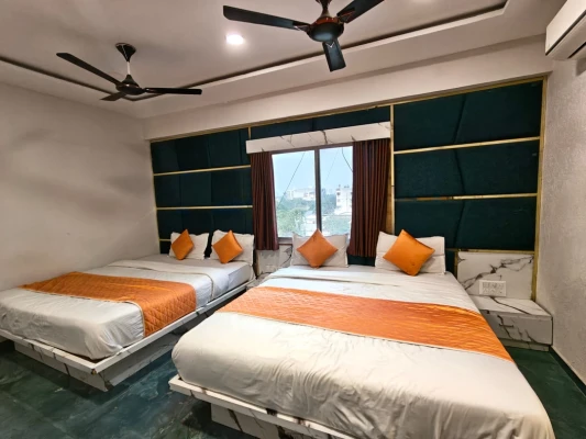 hotel with party hall in motera, ahmedabad - hotel karnavati motera ahmedabad