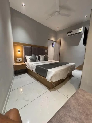 hotel with gym in gota, ahmedabad - hotel royal look