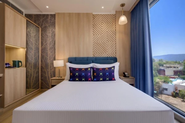 hotel with gym in karunalaya and arg city, ajmer - keys lite by lemon tree hotels ajmer