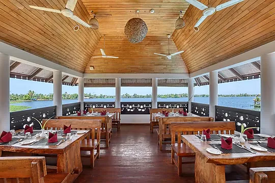 hotel with banquet hall in thottuvathala, alappuzha - alaya stays paloma backwater resorts alleppey