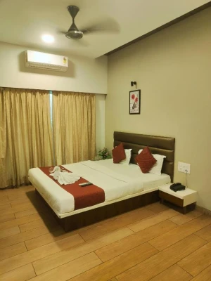 hotel with free parking in nagaon, alibag - fortune resort