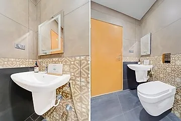 hotel with party hall in kanichukulangara, alleppey - elivaas breeze and grains 3 bhk with verandah & outdoor patio