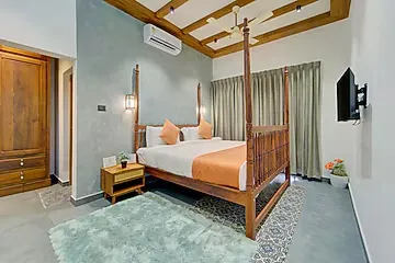 jacuzzi hotel in kanichukulangara, alleppey - elivaas breeze and grains 3 bhk with verandah & outdoor patio