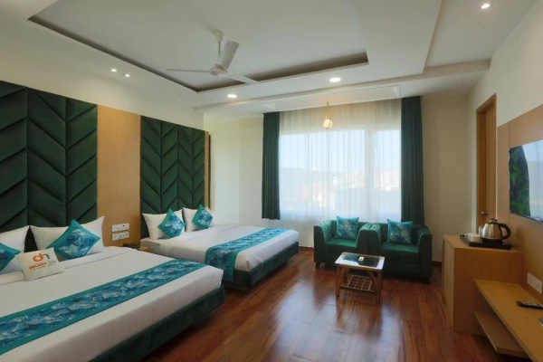 hotel with swimming pool in golden avenue, amritsar - regalia grand by delight stay