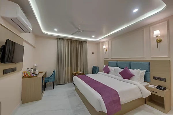 hotel with swimming pool in ranopali, ayodhya - click collection ayodhya