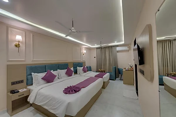 family hotel with pool in ranopali, ayodhya - click collection ayodhya