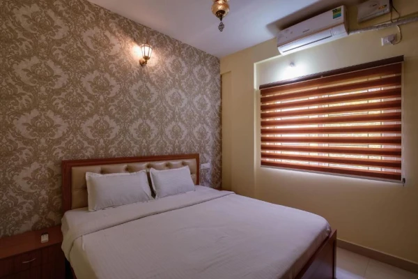 service apartment in hebbal, bangalore on monthly rent - address 24 suites