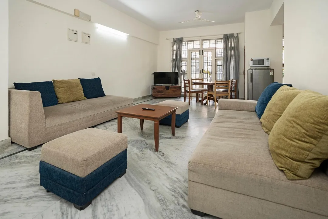 fully furnished service apartment for rent in bilekahalli, bangalore - aishwarya apartment