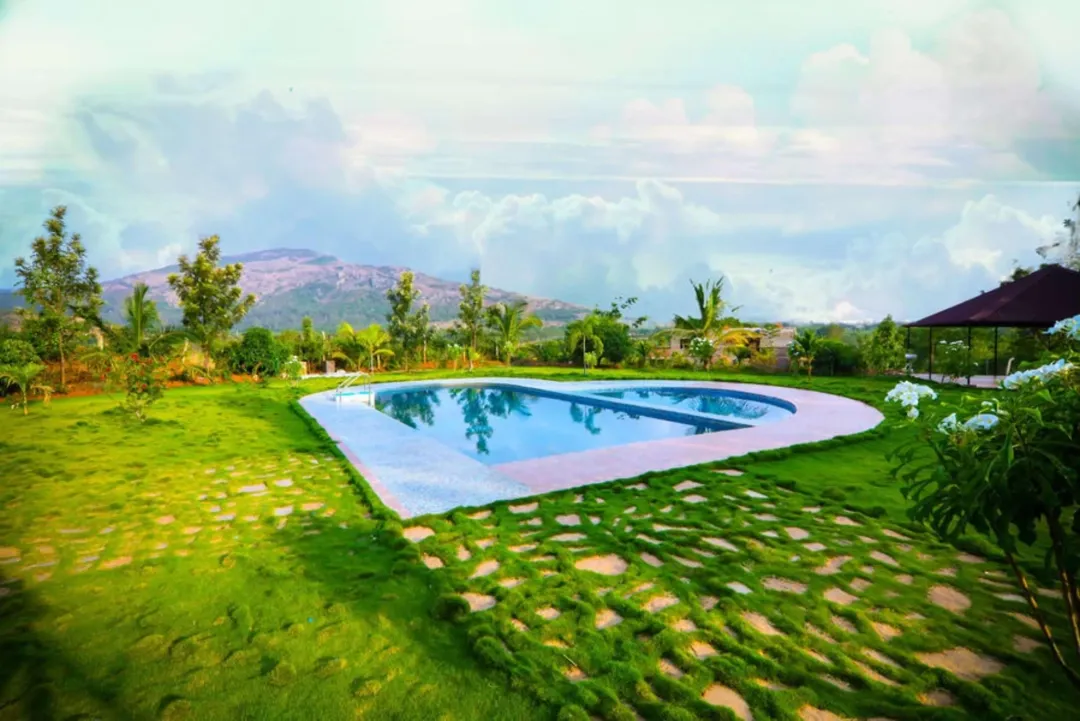 homestay in nandi hills, bangalore for 10 members - aura foothills farmhouse