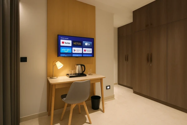 fully furnished service apartment for rent in nagavara, bangalore - dlite rivera service apartments