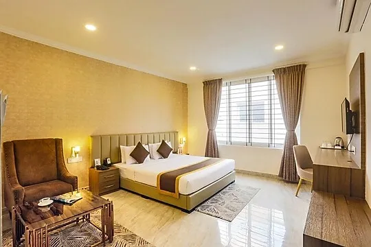hotel with gym in international airport road, bangalore - ecko sterling inn near bangalore international airport