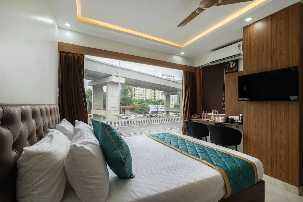 hotel with gym in bellandur, bangalore - elmas suites