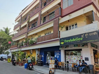 hotel with party hall in hrbr layout, bangalore - fernandes complex