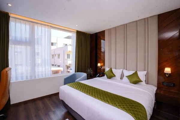 hotel with free parking in madiwala, bangalore - hotel paramos meeds