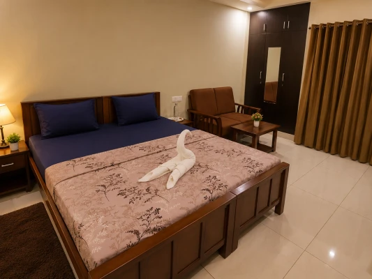 hotel near bangalore airport - hotel santhi comfort