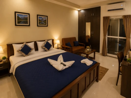 thanisandra, bangalore hotel booking - hotel santhi comfort