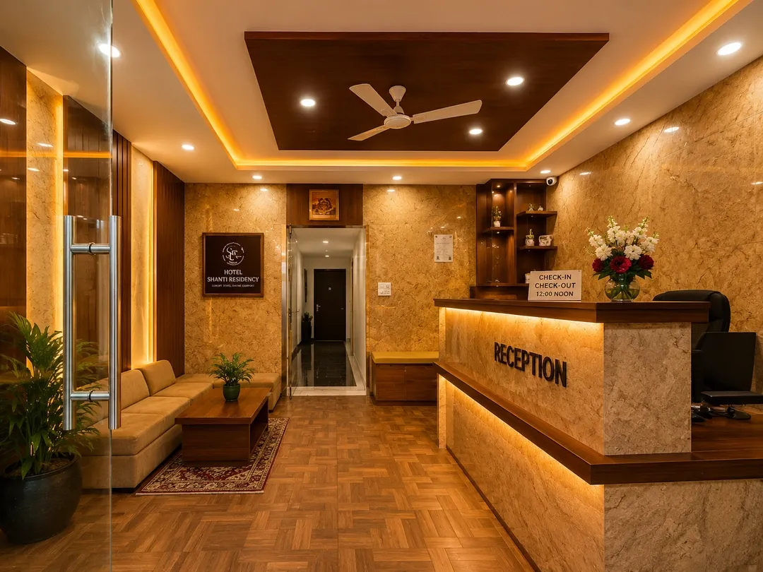 hotel with free parking in thanisandra, bangalore - hotel santhi comfort