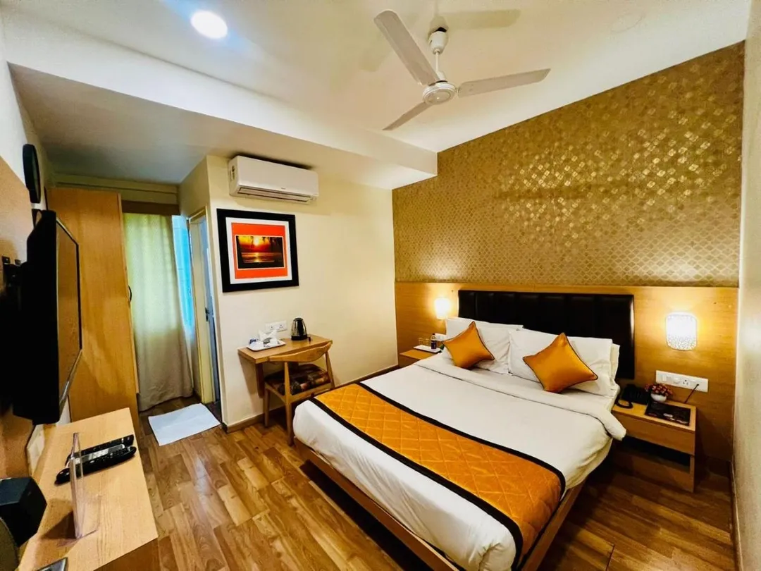 hotel with gym in hebbal, bangalore - ivory corporate hotel