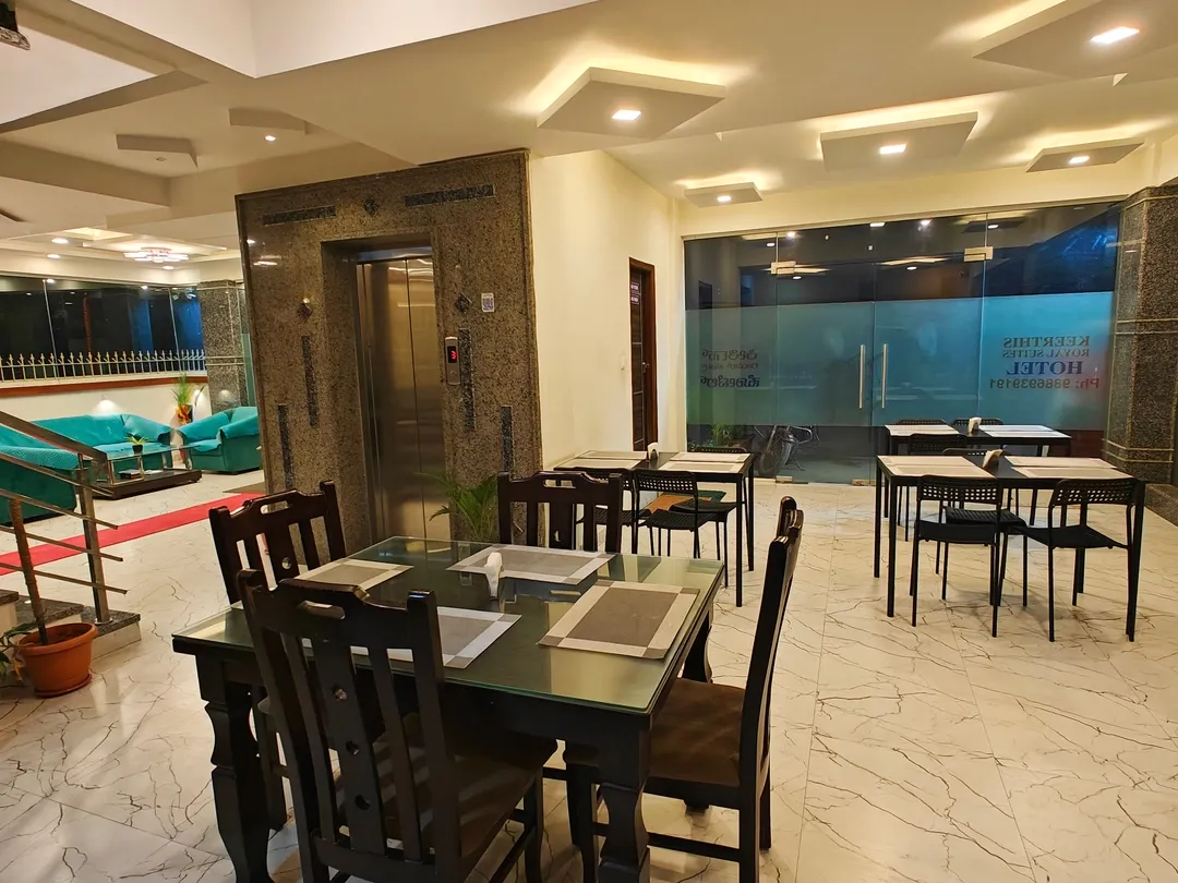 hotel with party hall in bannerghatta road, bangalore - keerthis royal suites