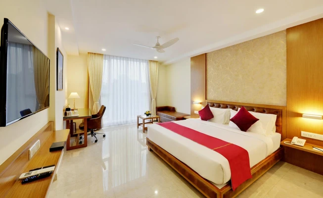 hotel with gym in bommasandra, bangalore - la sara gateway