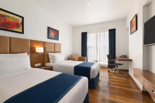 hotel with party hall in domlur, bangalore - ramada encore by wyndham domlur