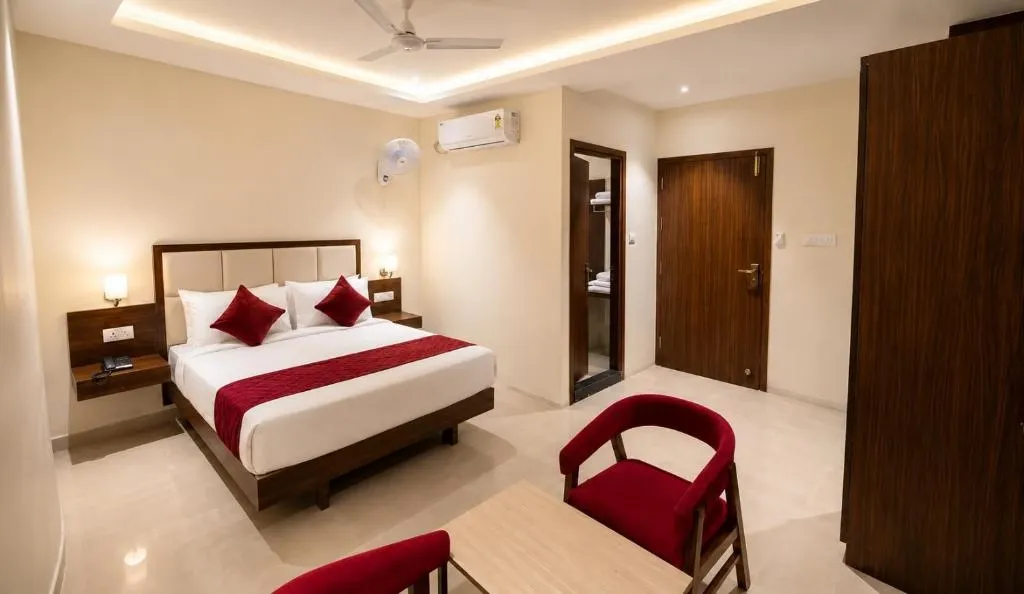 hotel with party hall in marathahalli, bangalore - royal suites in marathahalli