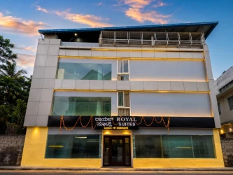 hotel with swimming pool in marathahalli, bangalore - royal suites in marathahalli