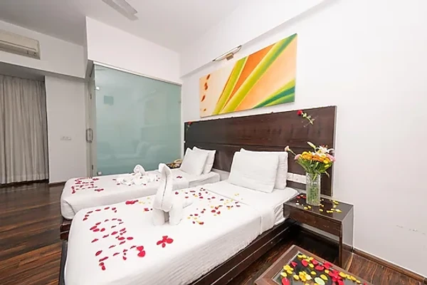hotel in shantinagar, bangalore for family - srs springs hotel and spa