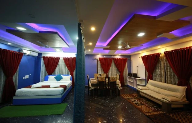 service apartment in sanjay nagar, bangalore for a day - tripura deluxe service apartment
