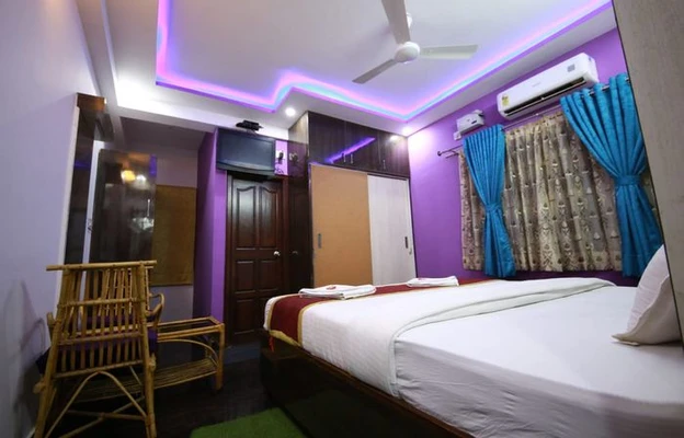 economical service apartment in sanjay nagar, bangalore - tripura deluxe service apartment