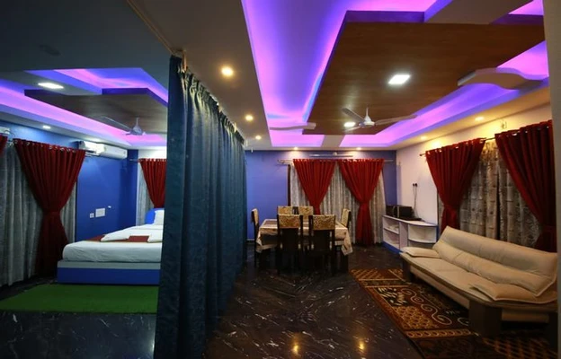 service apartment for couples in sanjay nagar, bangalore - tripura deluxe service apartment