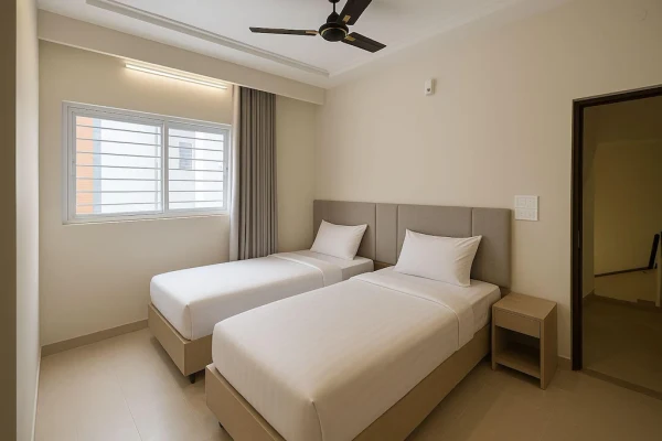 hotel with meeting room in byatarayanapura, bangalore - urban stay