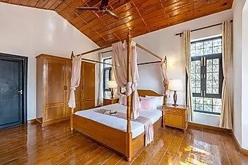 hotel in bhimtal lake, bhimtal for family - alaya stays thistle house 4 bhk villa with gazebo