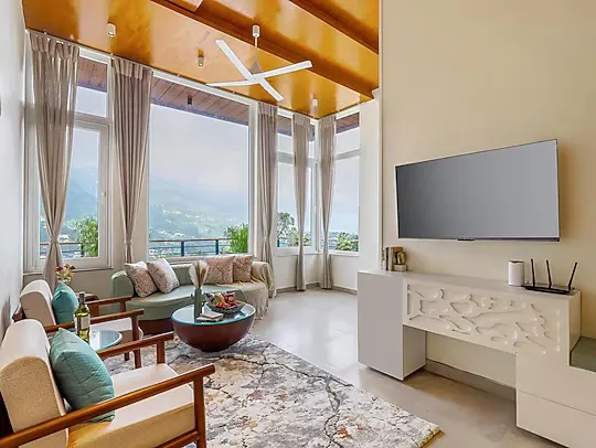 budget hotel in bhimtal lake, bhimtal - elivaas antarmann casa mirage 3 bhk villa in nainital