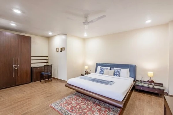 hotel with gym in bhimtal lake, bhimtal - elivaas lakeview manor 4 bhk with garden & balconies nainital