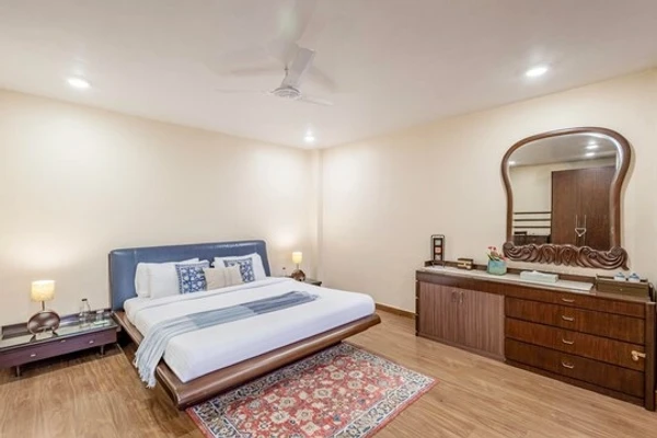 hotel with gym in bhimtal lake, bhimtal - elivaas lakeview manor 4 bhk with garden & balconies nainital