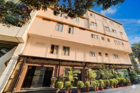 hotel with gym in habibganj railway station, bhopal - hotel ganpati