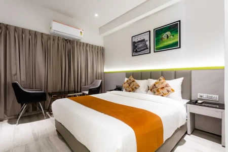 3 star hotel in chetak bridge, bhopal - hotel orrange street unit of rvs group