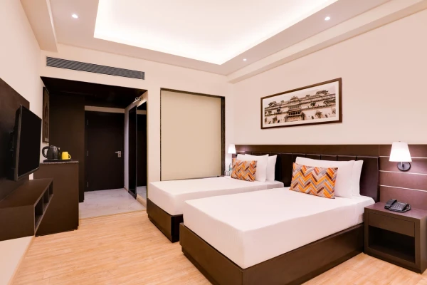 family hotel with pool in mp nagar zone 1, bhopal - lemon tree hotel bhopal
